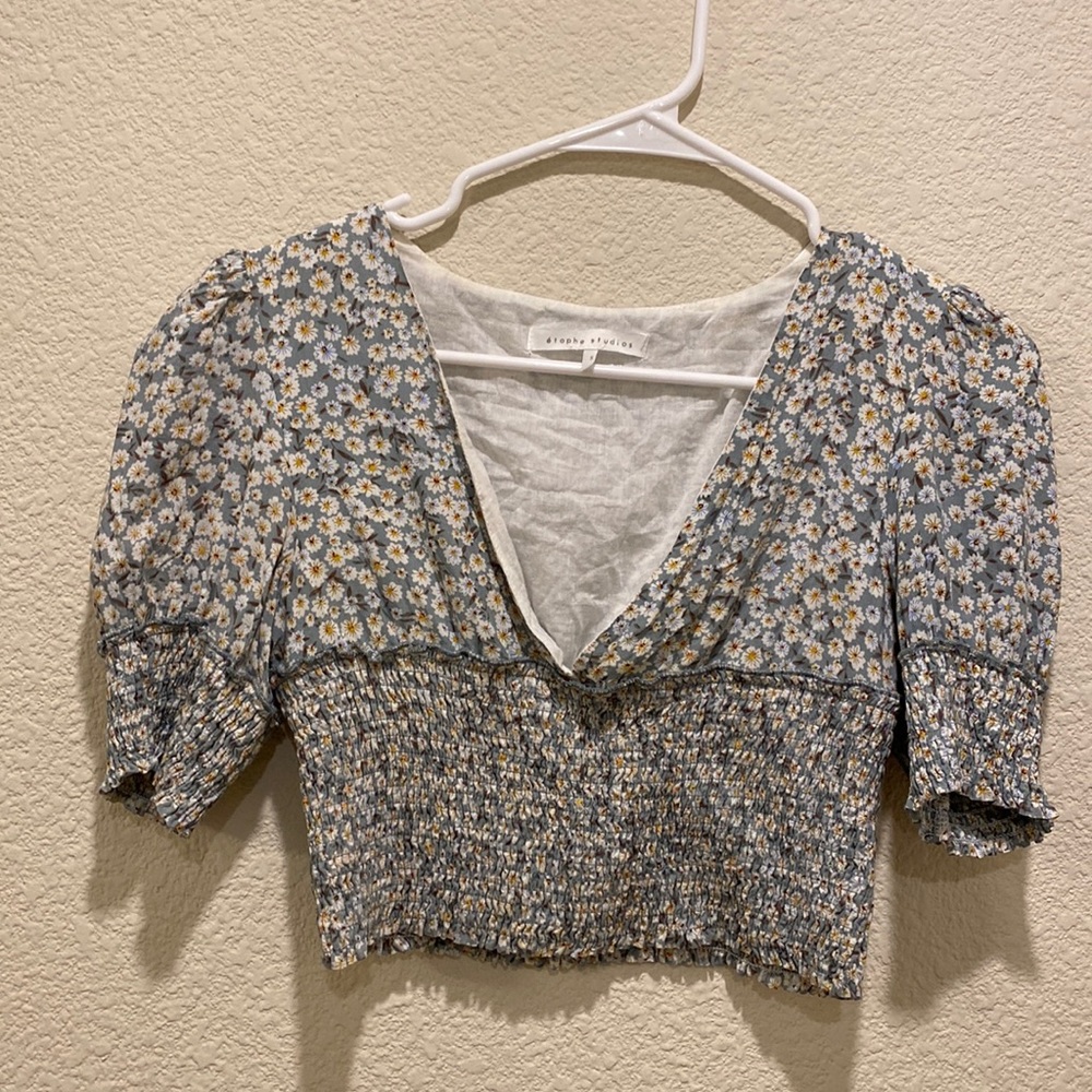 Floral crop top